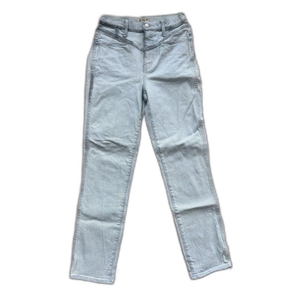 Madewell Perfect Vintage Light Wash Size 26, High-Rise Cropped Wide Leg - Picture 2 of 7